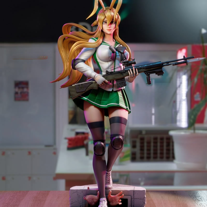 3D Printing Abs - 2 estilos de personagem de jogo