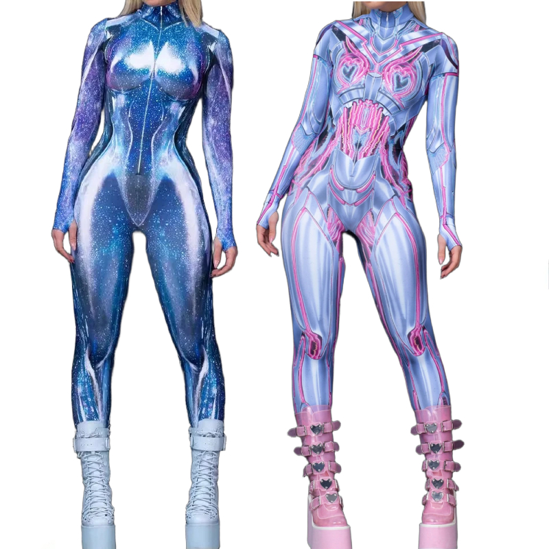 3D Printing Kit - Fantasia de Halloween para Mulheres, Macacão