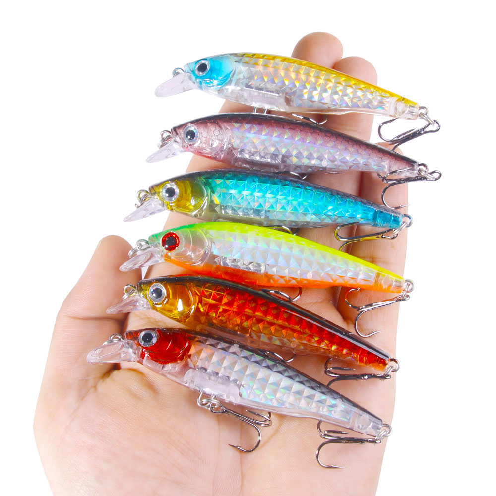 3D Printing Lure - 1pc minnow conjunto de isca de