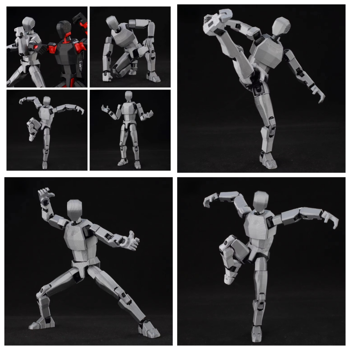 3D Printing For Dummies - Manequim 3D Articulado e Móvel Lucky