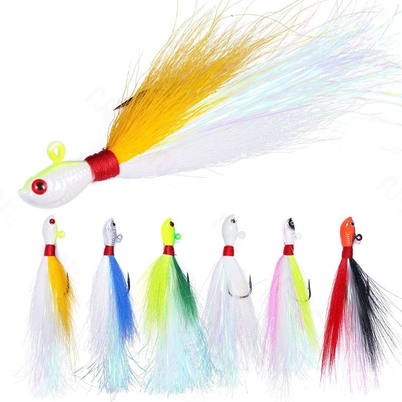 3D Printing Lure - 1 unidade de Isca Artificial Bucktail