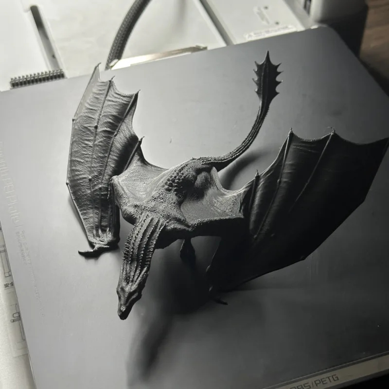 3D Printing For Dummies - Modelo de Dragão Impresso em 3D,