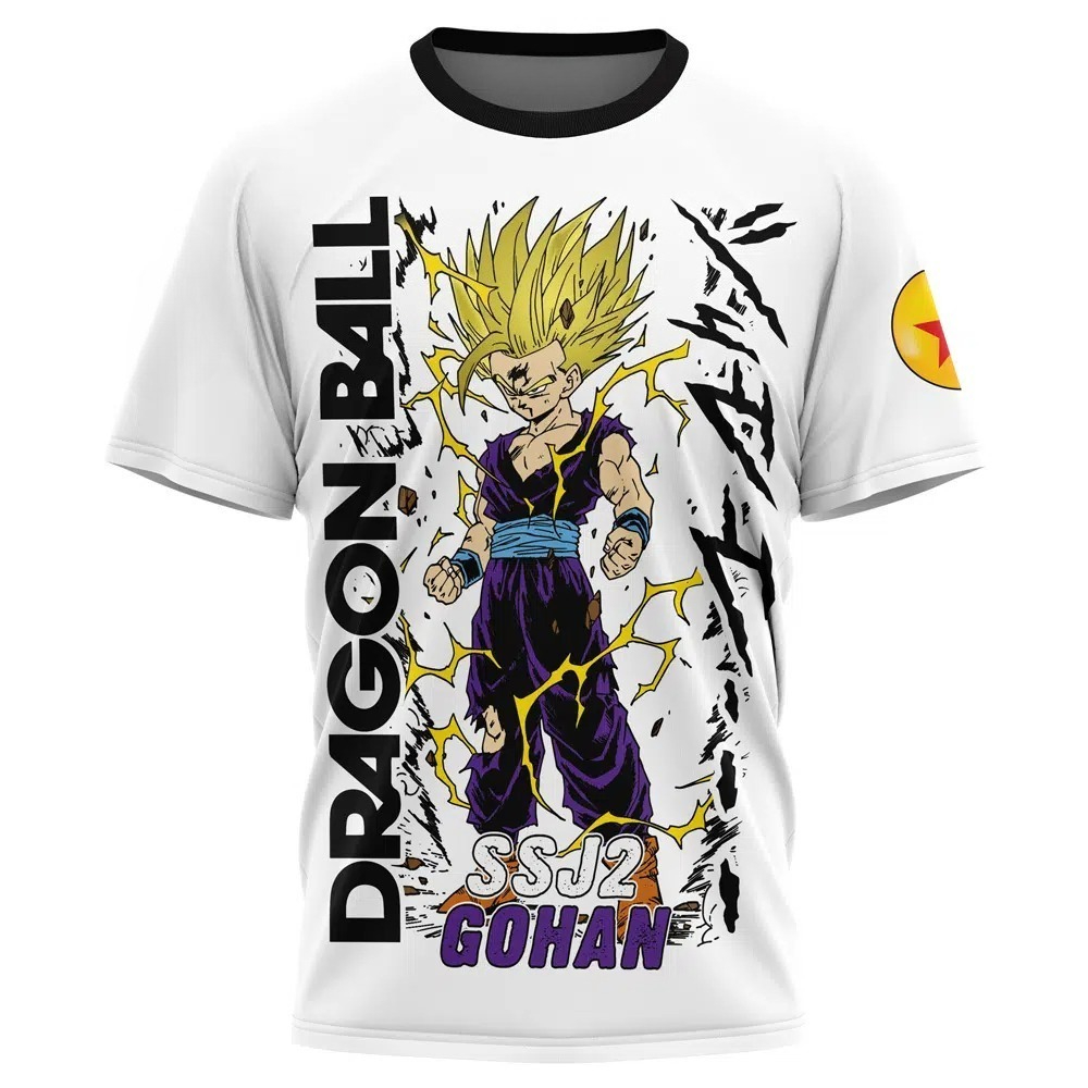 Camiseta Dragon Ball Gohan 202 - 3D Printing Services avaliação e preço