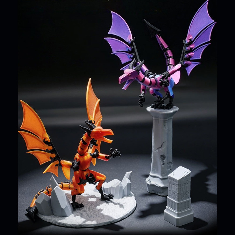Boneco de Ação Dragão Voador D - 3D Printing For Dummies avaliação e preço