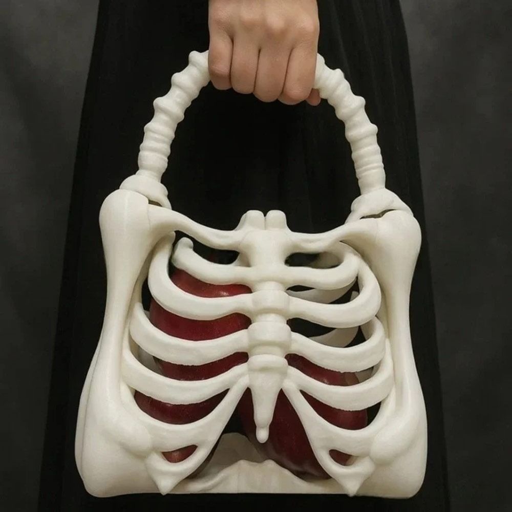 Bolsa de Mão de Esqueleto com  - 3D Printing Abs avaliação e preço