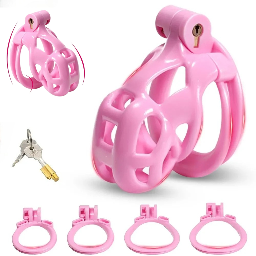 Gaiola de Castidade com Anéis  - 3D Printing Abs avaliação e preço