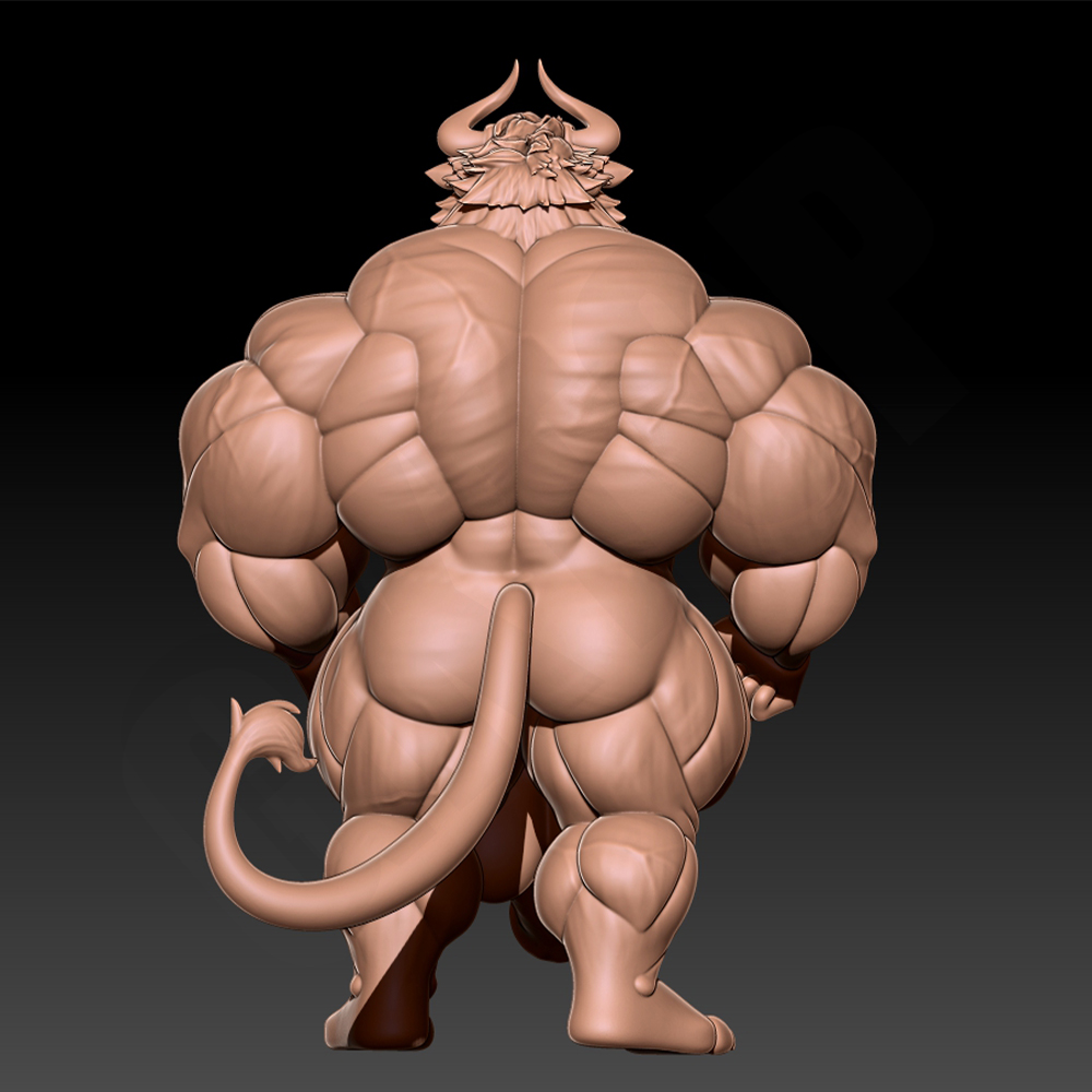 Hunky Fitness Muscle Bull 1/24 - 3D Printing For Dummies avaliação e preço