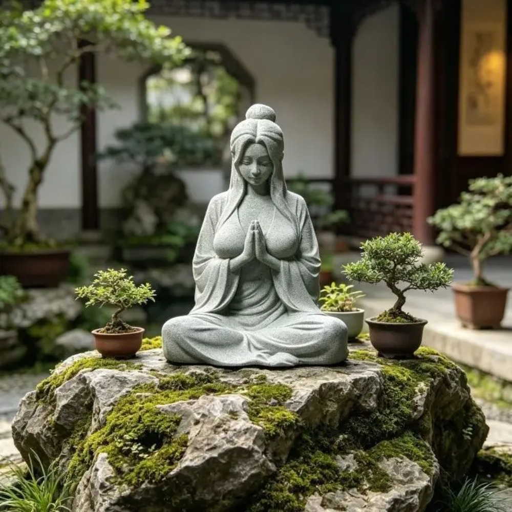 Estatueta Feminina em Meditaçã - 3D Printing Bambu avaliação e preço