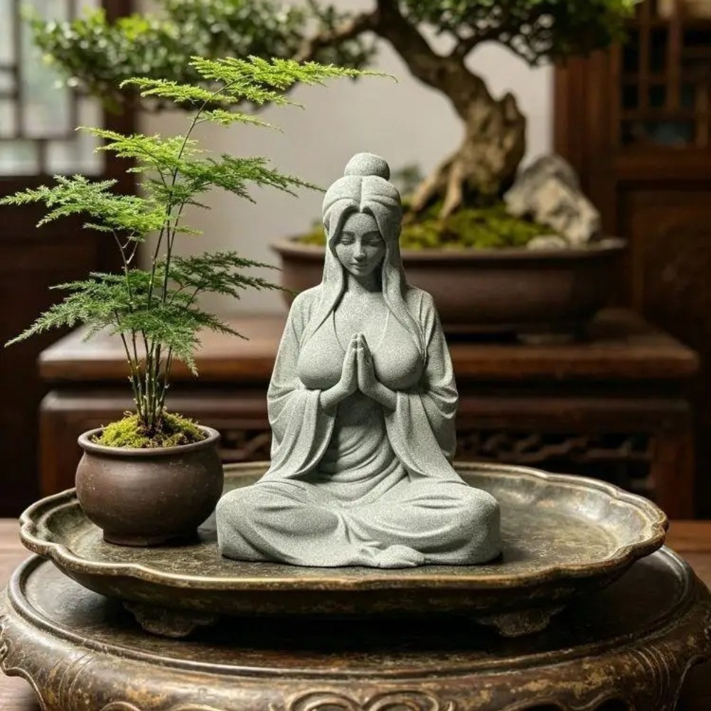 Estatueta Feminina em Meditaçã - 3D Printing Bambu avaliação e preço
