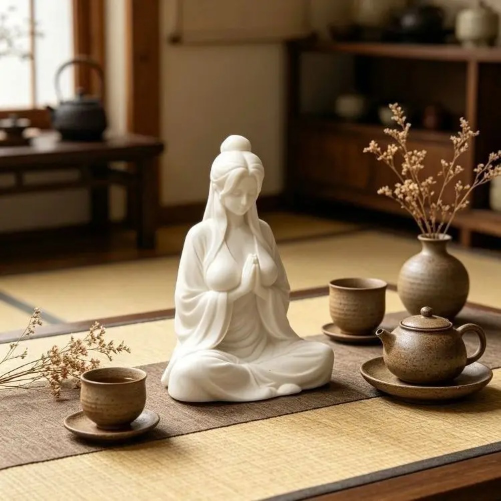 Estatueta Feminina em Meditaçã - 3D Printing Bambu avaliação e preço
