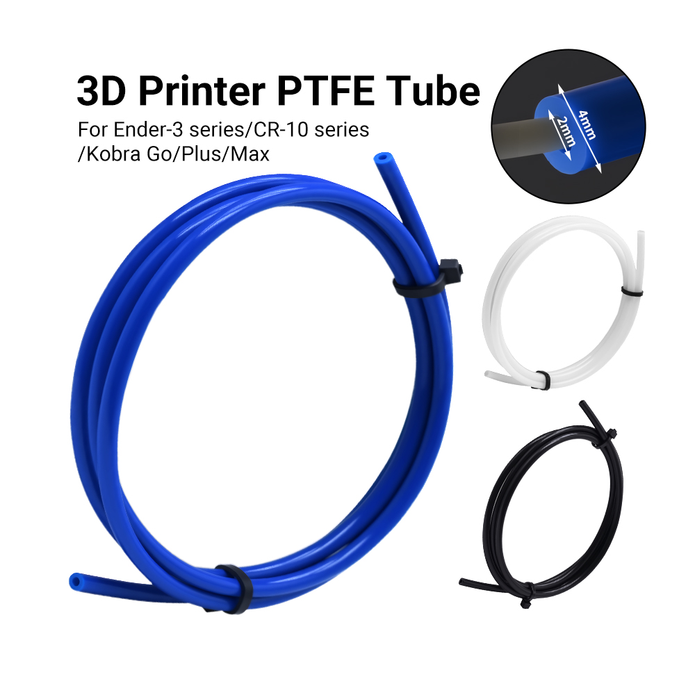 Tubo ptfe de 1m, 2x4mm, extrus - Petg Filament avaliação e preço