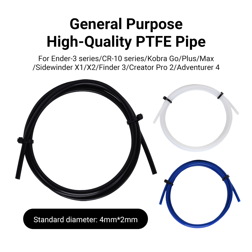 Tubo ptfe de 1m, 2x4mm, extrus - Petg Filament avaliação e preço