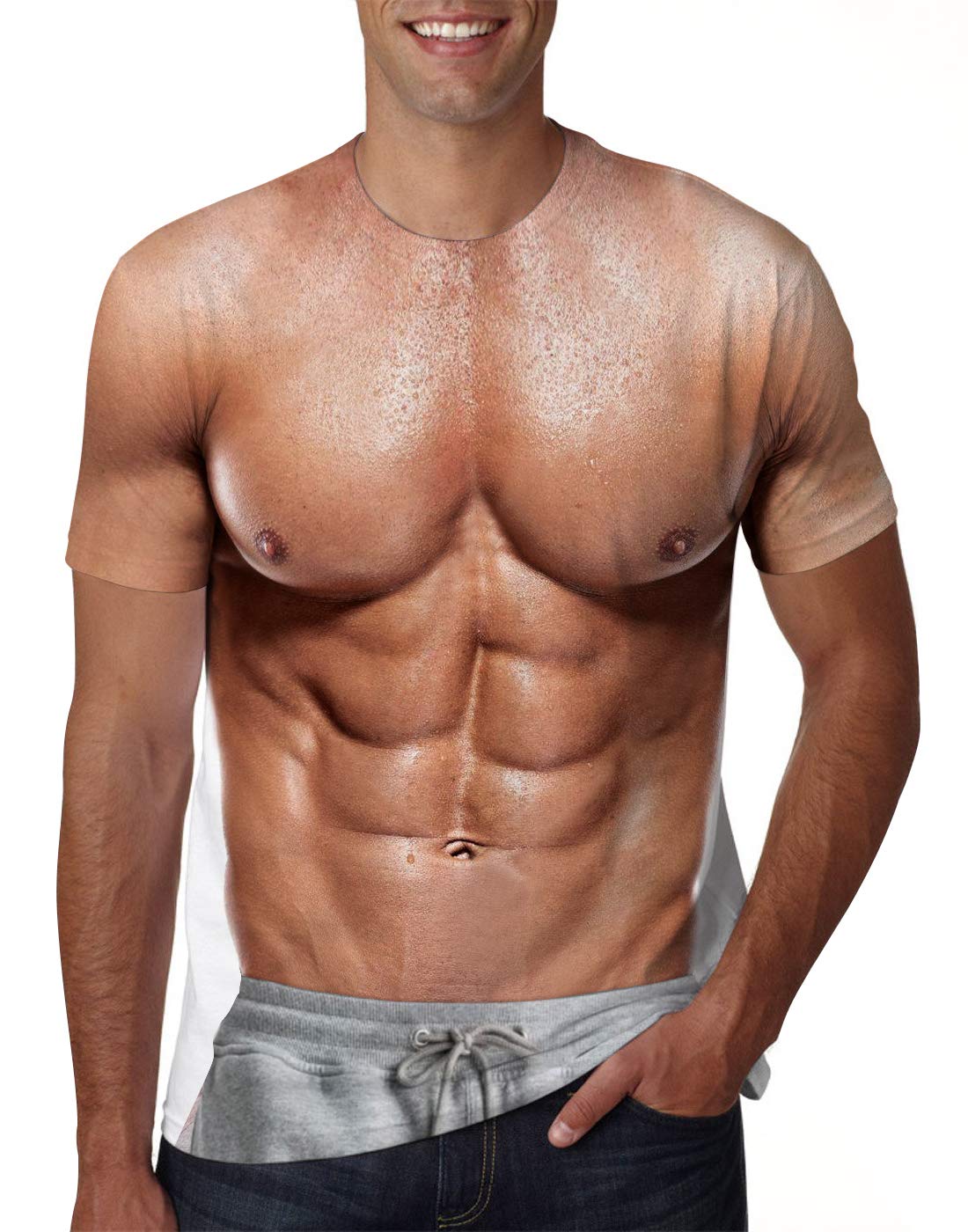 Camiseta Masculina Divertida c - 3D Printing Abs avaliação e preço